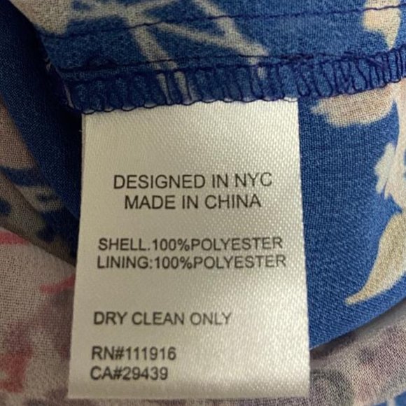 Yumi Kim Off the Shoulders Blue Blouse with Floral Design, Size Small - Picture 6 of 7